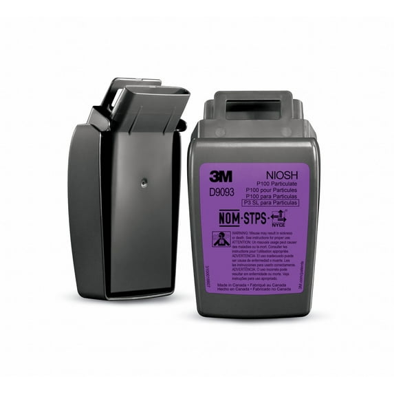 3m Particulate Filter,P100,Magenta,PK2  D9093B