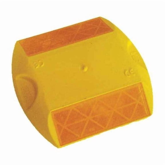 3m Pavement Marker,Yellow,3-3/4" W,PK100 PSA-RPM-291-2Y