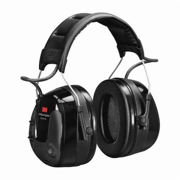 3m Peltor Headset, 26dB, Headband, Black, AA Batteries MT13H221A