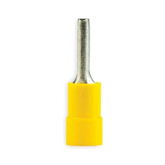 3m Pin Terminal,Yellow,Butted,12-10,PK50 MVU10-55PX-A
