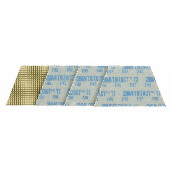 3m Polishing Pad,Blue,Shape Trapezoid,PK4  86020