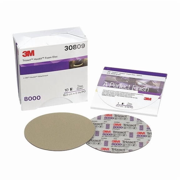 3m 3M-30809 6" Trizact Hookit Foam Disc, 8000