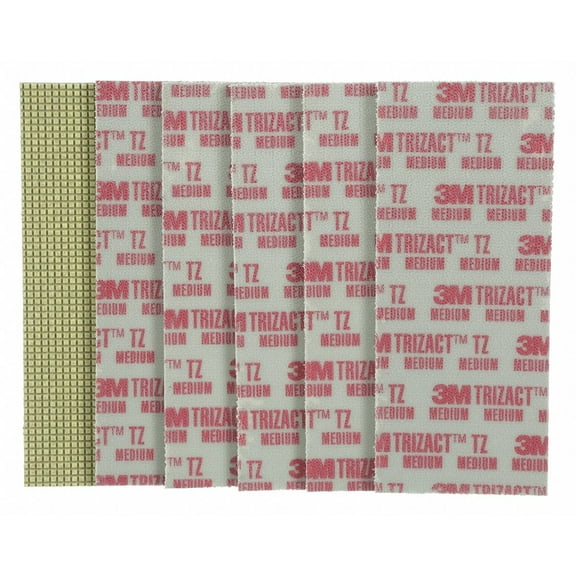 3m Polishing Pad,Red,Shape Rectangular,PK6  86026