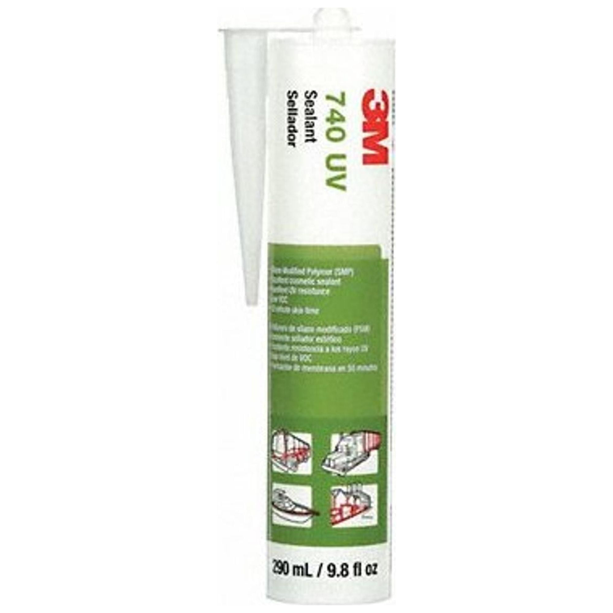 3m Polymer Adhesive Sealant,Black,740 UV 740 UV