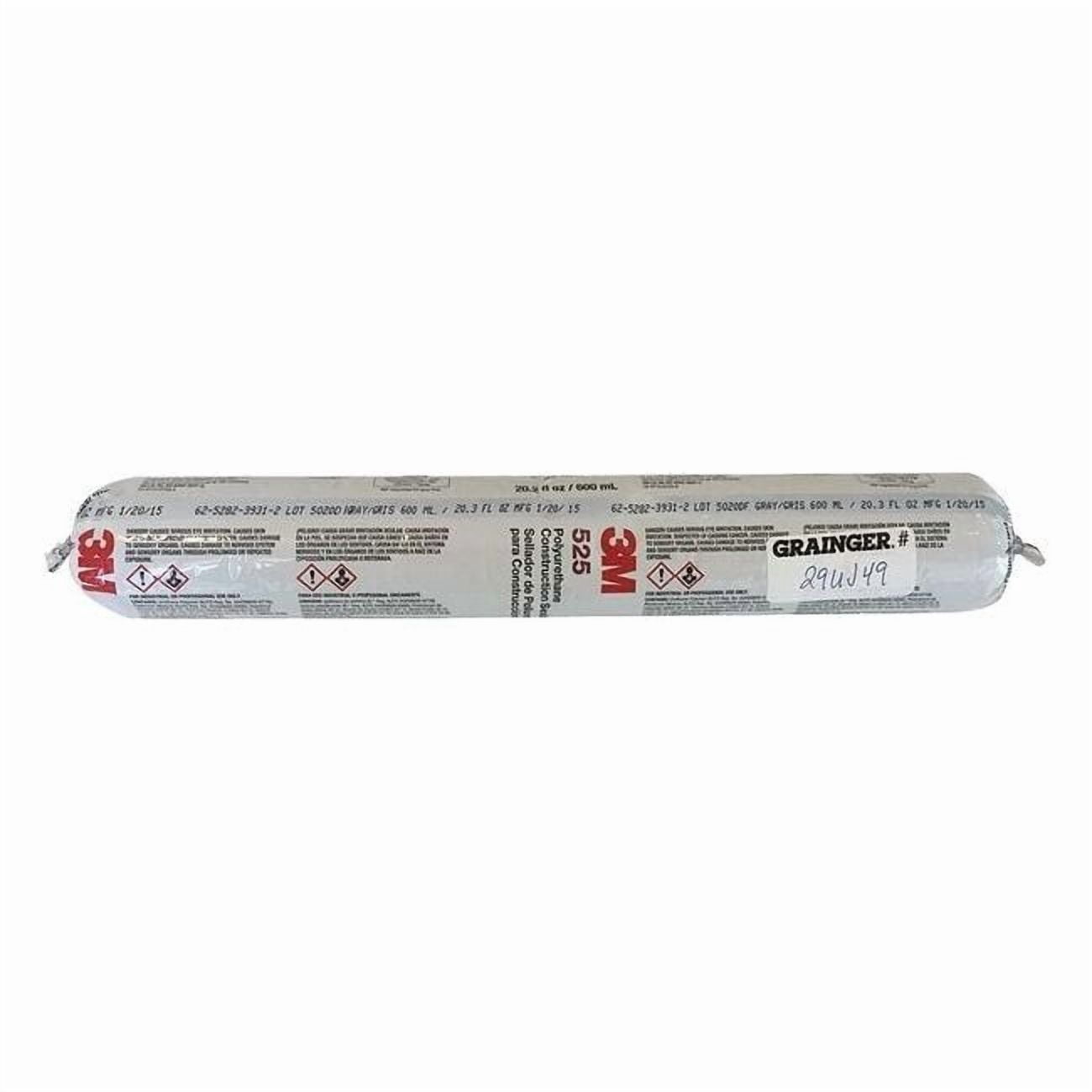 3m Polyurethane Sealant, 20 oz, Sausage Pack, Gray, Polyurethane Base ...
