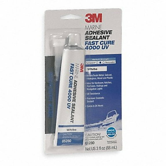 3m Polyurethane Sealant,White,4000 UV 05280 05280 ZO-G0397677