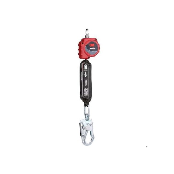Protecta Self-Retracting Lifeline, 6 ft. Length, Swivel Snap Hook, Steel, 1 Leg(s)
