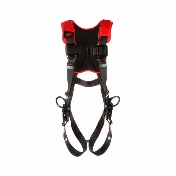 Protecta(R) Full Body Harness, XL, 420 lb., Mating Chest/ Tongue Leg Straps, Back, Hips D-Ring