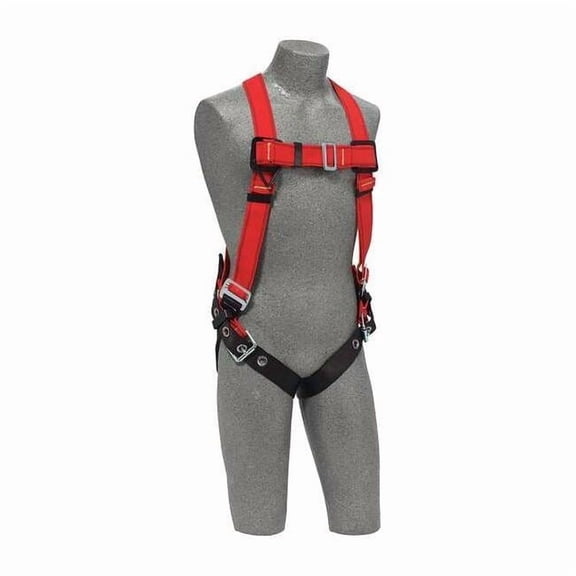 Protecta(R) Full Body Harness, M/L, 310 lb., Mating Chest/ Tongue Leg Straps, Back D-Ring