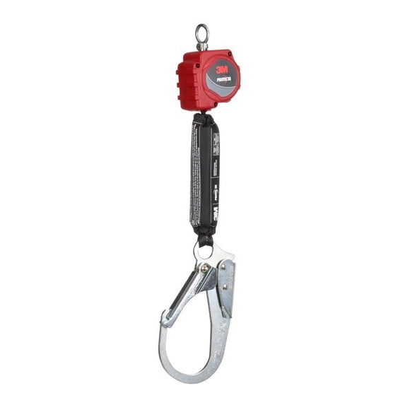 Protecta Self-Retracting Lifeline, 6 ft. Length, Rebar Hook, Steel, 1 Leg(s), 310 lb Weight Capacity