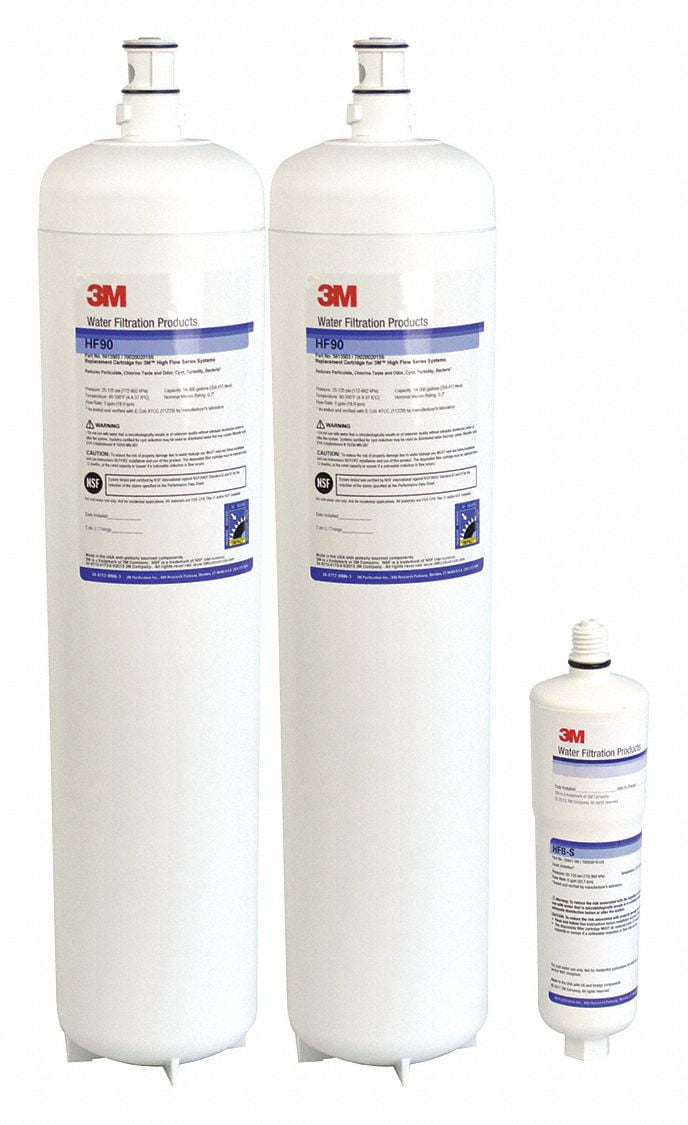 3M White Carbon Replacement Water Filter Cartridge Pack
