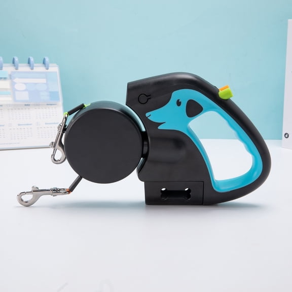 3m Retractable Dog Leash For Small Dogs Reflective Dual Pet Leash Lead 360 Swivel No Tangle Double Dog Walking Leash With Lights