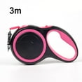 thumbnail image 1 of 3m Retractable Dog Leash Leash Small Medium Large Dogs 20kg 360 Heavy Duty Reflective Nylon Webbing Non Slip Handle One Hand Brake Pause Lock, 1 of 9