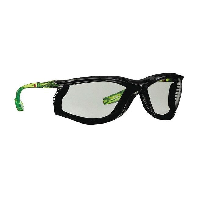 3m Safety Glasses,Foam Lined,Unisex SCCS07SGAF-GRN-F