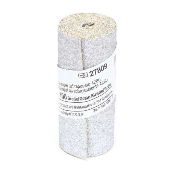 3m Sandpaper Roll, 2 1/2 in W, 4 1/2 ft L 7000028208