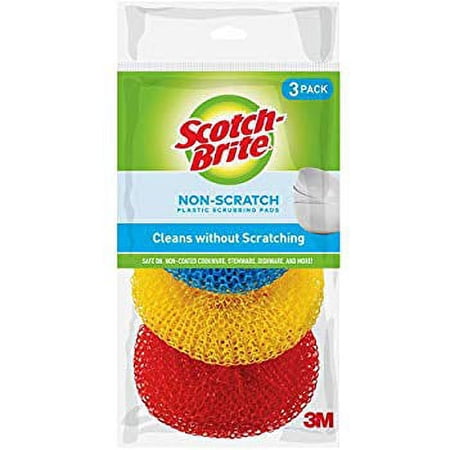 Scotch-Brite Multi-Purpose Plastic Scrubbing Pads (Pack of 24)