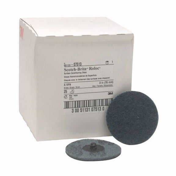Scotch Brite Roloc Surface Conditioning Discs, 3" MMM7513