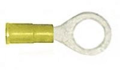 3m Scotchlok Vinyl Insulated Ring Tongue Terminal 3/8" Inside Diameter 12-10 Gauge (Yellow)