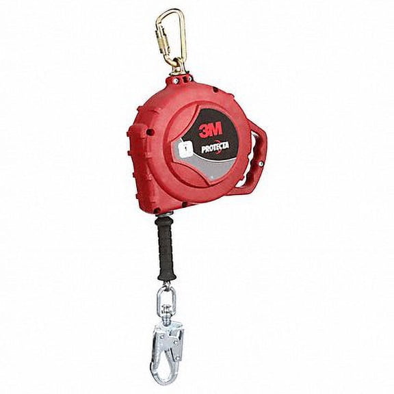 PROTECTA(R) Self Retracting Lifeline, 50 ft. Length, Swivel Snap Hook, Steel, 1 Leg(s) 3590039