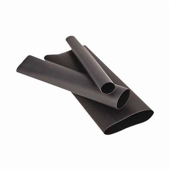 3m Shrink Tubing,4 ft,Blk,0.25 in ID,PK12 EPS200-1/4-48"-BLACK-12 PCS
