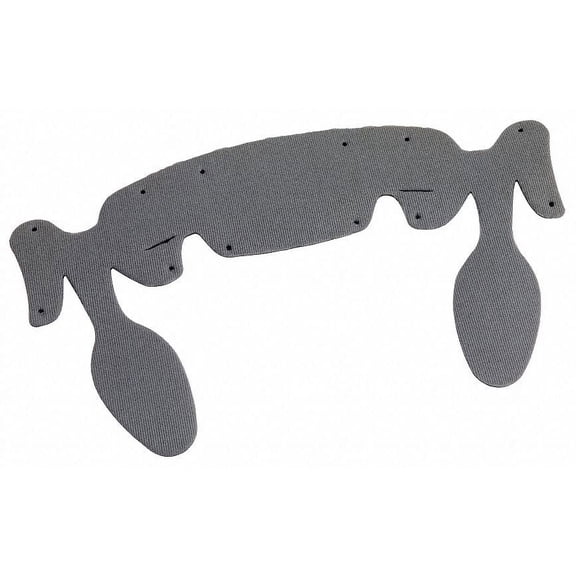 3m Size Reducing Comfort Pad,Black,PK5  S-954