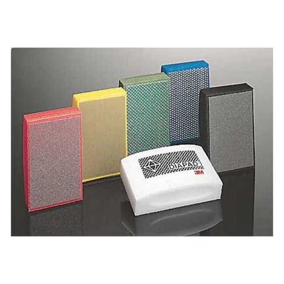 3m Sanding Hand Pad, Diamond, M250,PK10 7100323485