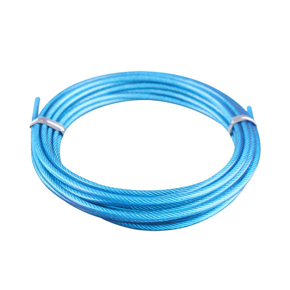 3m Spare Rope Speed Jump Skipping Workout Replaceable Steel Wire (Blue ...