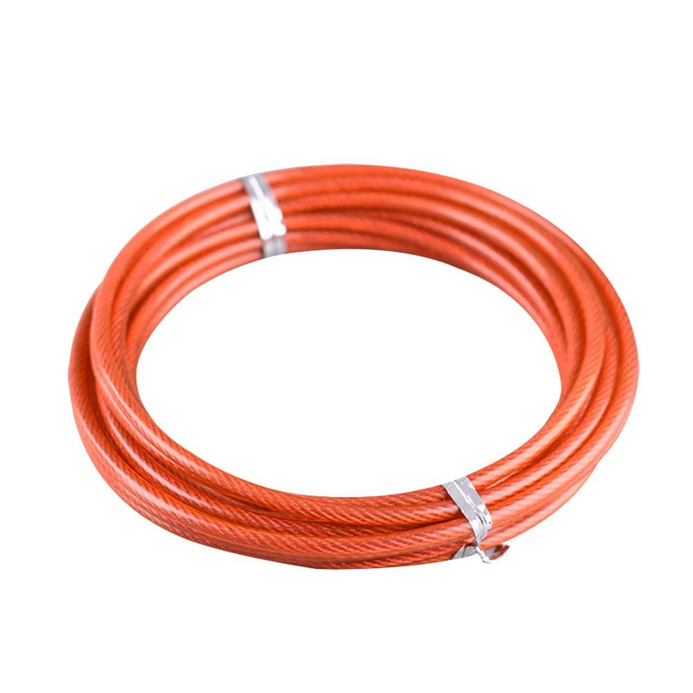3m Spare Rope Speed Jump Skipping Workout Replaceable Steel Wire (Red ...