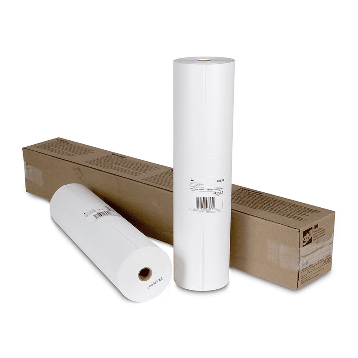 3M 2RL MASKING PAPER WHITE 18" X 750 FT 2 ROLL PACK