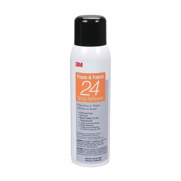 3m Spray Adhesive,16 fl oz,Aerosol Can 24