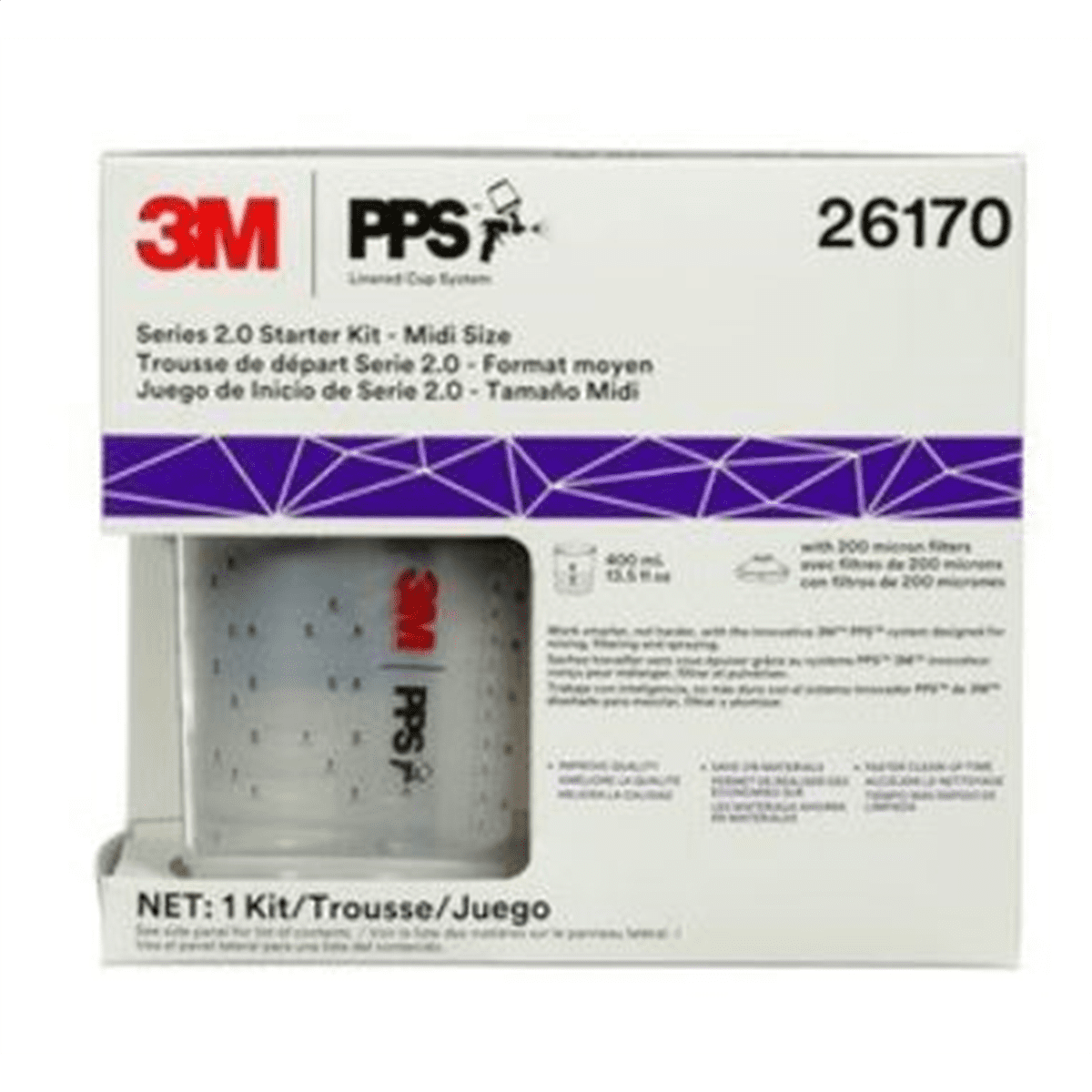 3M PPS 2.0 13.5 fl oz Paint Spray Gun Kit