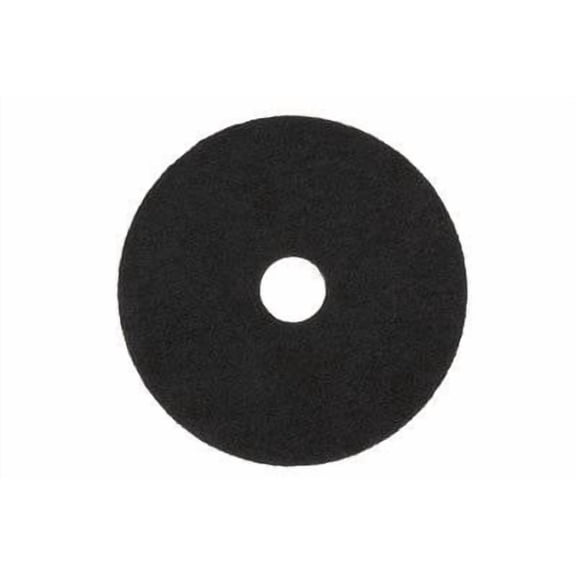 3m Stripper Floor Pad 7200, 13", Black, 5 Pads/Carton (MMM08375)