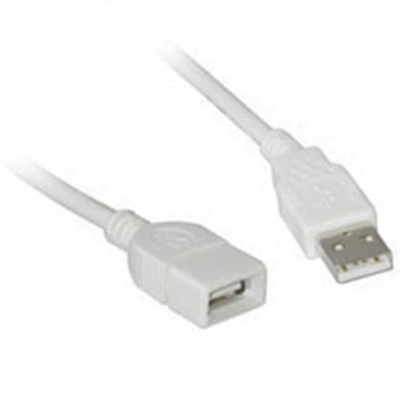 3m USB A Male to A Female Extension Cable - White