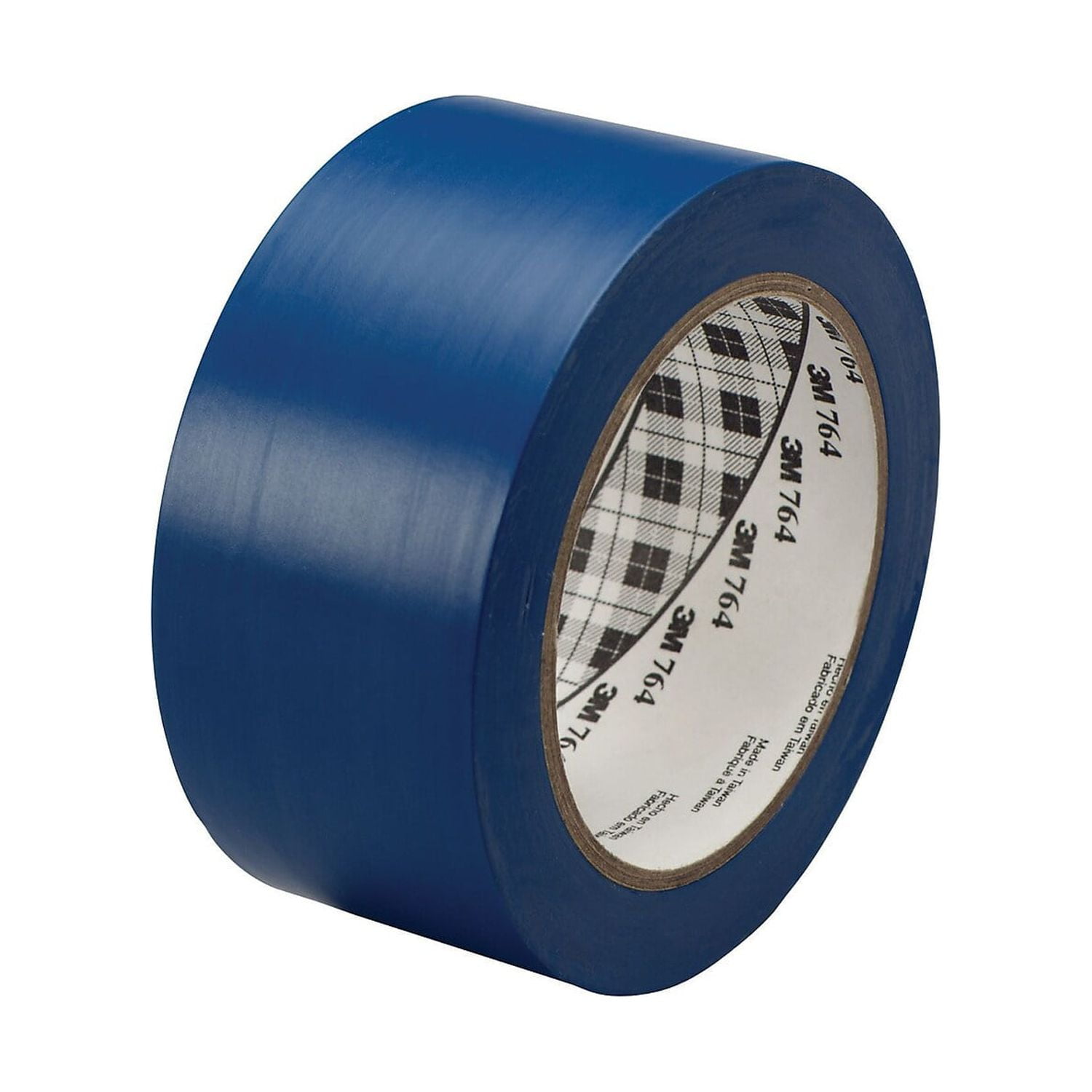 3M T965764L6PK Vinyl Tape,5.0 Mil,1"x36 yds.,Blue,PK6