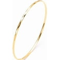 thumbnail image 1 of 3m Width Stainless Steel Faced Surface Classic Plain Round Shape Bangle Bracelet, 1 of 1