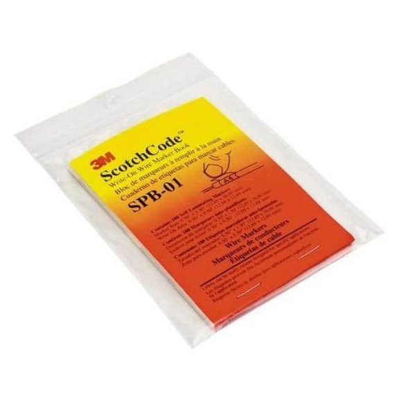 3m Wire Marker Book, Preprintd, Slf-Adhes, PK5, SPB-01 SPB-01
