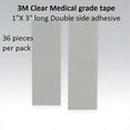 thumbnail image 1 of 3m clear 1522 tape 1" straight = double side adhesive =1 pack of 36pcs, 1 of 1