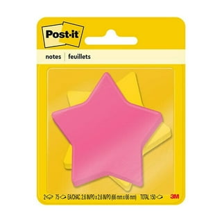 Die-Cut Star Shaped Notepads, 2.6