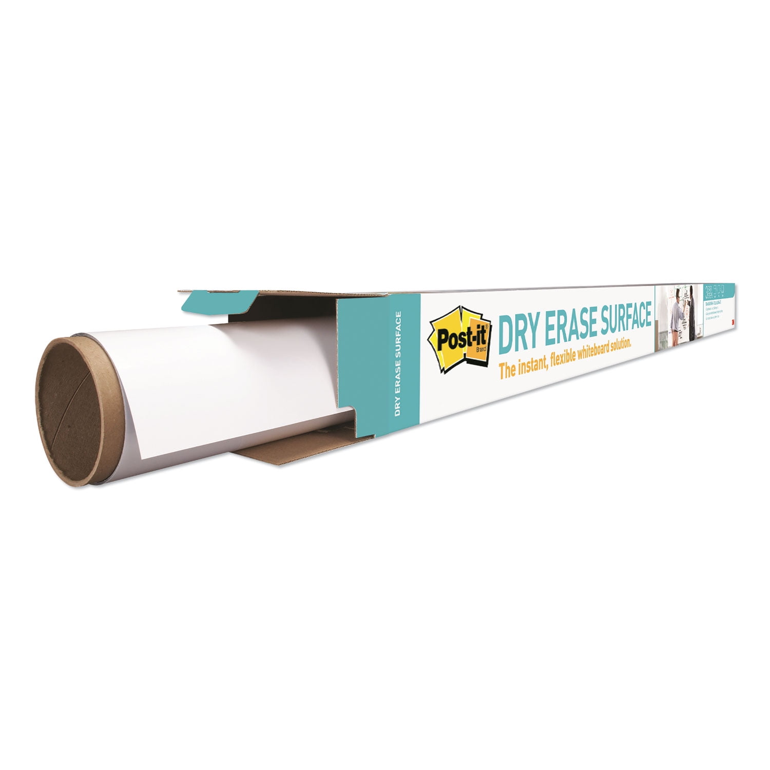 3m/commercial Tape Div. Dry Erase Surface With Adhesive Backing, 72" X 48", White