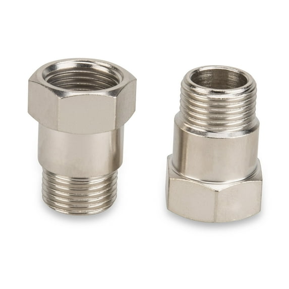 3mirrors 02 Sensor Extension Steel M18X1.5 Universal Oxygen Sensor 32mm 1.25in, 2-Pack