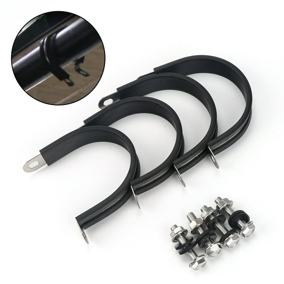 3mirrors 1.75" 1 3/4" Quick Connector Windshield Roll Cage Clamps Mounts Compatible with Polaris Roof Sun Visor