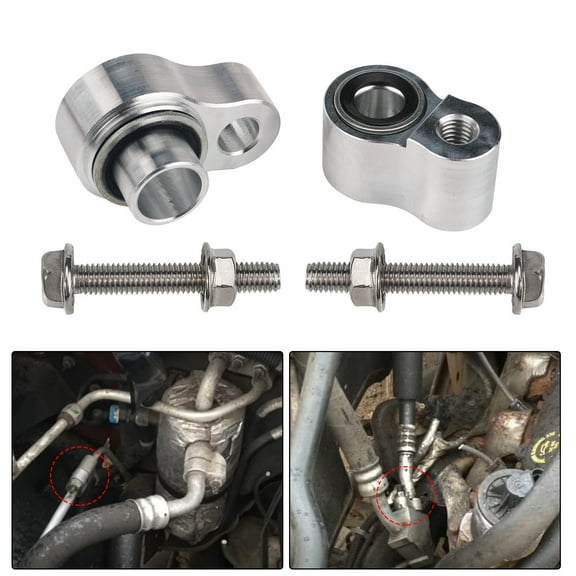 3mirrors A/C Block Off Kit Line Terminator Compatible with Rear Air 2000-2013 Chevrolet Suburbans/GMC Suburbans 1500 2500 / Yukon Denali XL/Tahoe Cadillac Escalade w/HNBR Washers