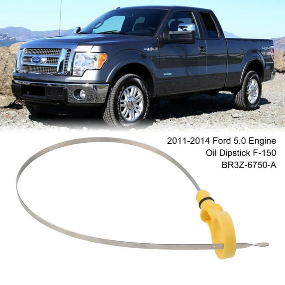 3mirrors Engine Oil Level Dipstick Compatible with 11-14 Ford Mustang F-150 XLT 4.6L 5.0L 5.4L V8 Engines Direct Replacement for OE BR3Z-6750-A
