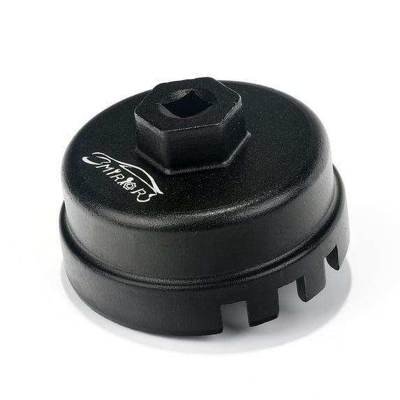 3mirrors Oil Filter Removal Wrench Compatible with Toyota, Lexus, Camry, Corolla, Highlander, RAV4, 64MM 14 Flute V4 Engine, Honda Vehicle