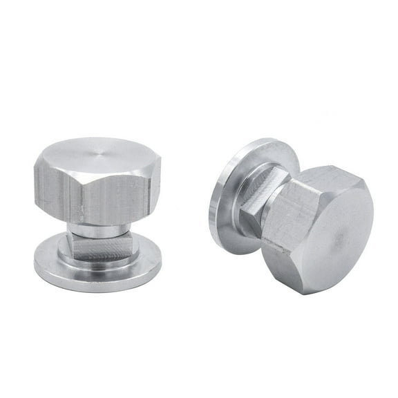 3mirrors Welding Hood (Pipeliner) Helmet Fasteners Headgear Replacement Parts Accessories Screws Flip Hood Aluminum - 1 Pair (Hex)