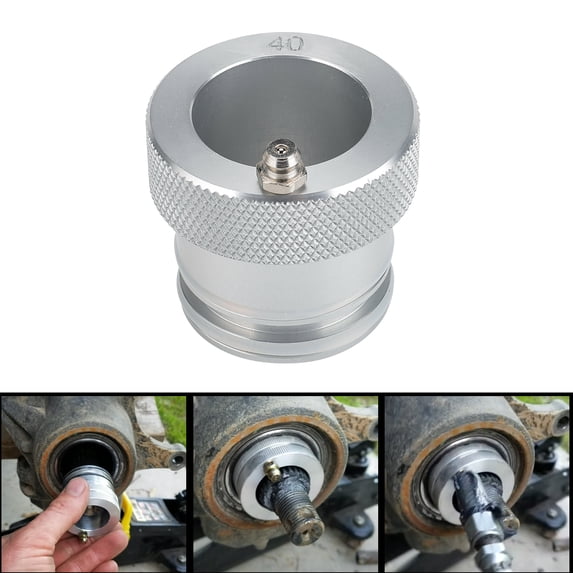 3mirrors Wheel Bearing Greaser Tools Compatible with Ranger 800 900 XP1000 and Most UTV ATV Polaris Can-AM Bearings (40MM)