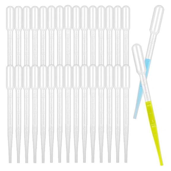 3ml Disposable Pipettes Dropper-1500 PCS for Accurate Liquid Transfer, Essential Oils, Resin, Crafts, Labs