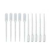 GLOBAL MEDICAL PRODUCTS 3ml Plastic Disposable Graduated Transfer Oils Pipettes Eye Dropper Set - 200 Pack