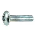 thumbnail image 1 of 3mm-0.5 x 12mm Zinc Plated Class 4.8 Steel Coarse Thread Phillips Truss Head Machine Screws, 1 of 1