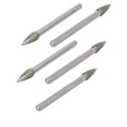 thumbnail image 1 of 3mm 1/8" Shank 4mm Dia Cone Head Diamond Grinding Mounted Point Bit 5pcs, 1 of 3
